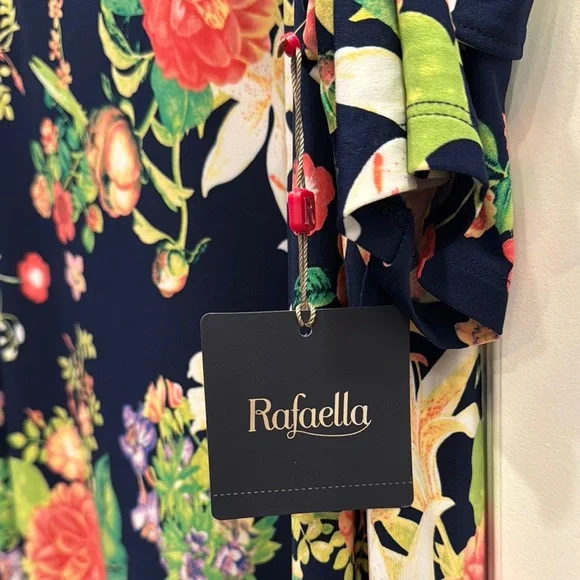 Navy and Yellow Cold Shoulder Rafaella Sundress - Picture 2 of 4